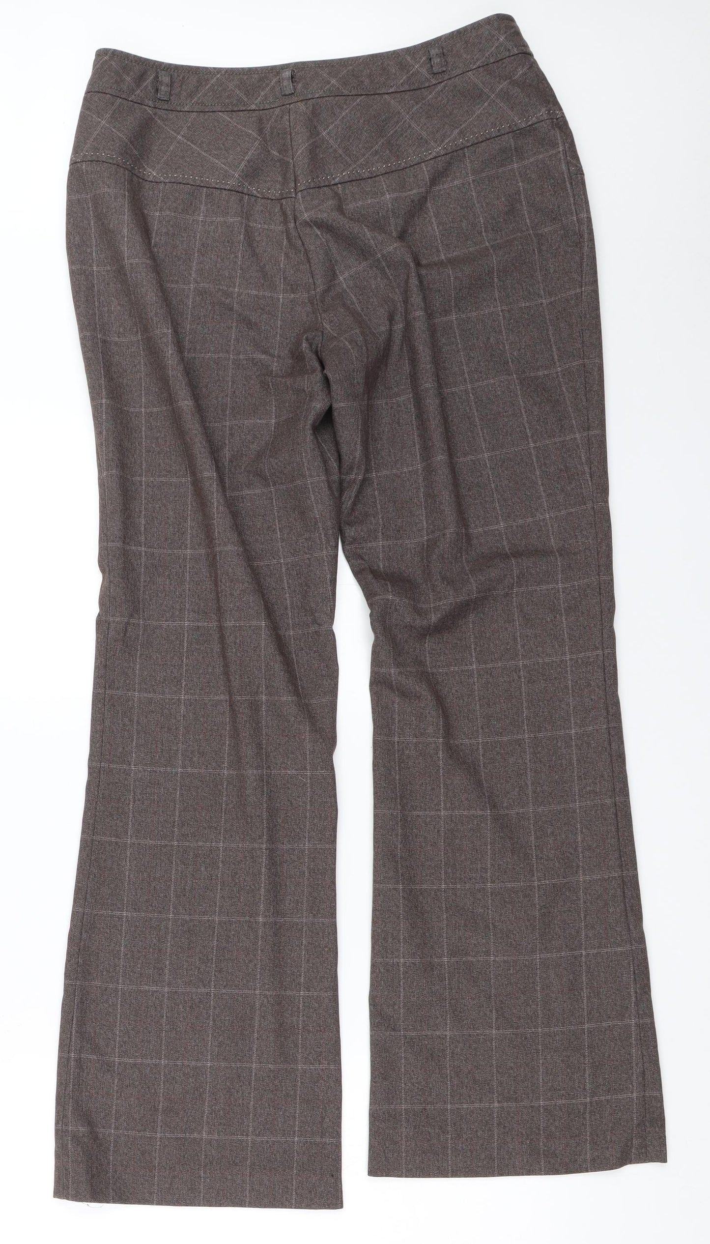 NEXT Womens Brown   Trousers  Size 10 L30 in