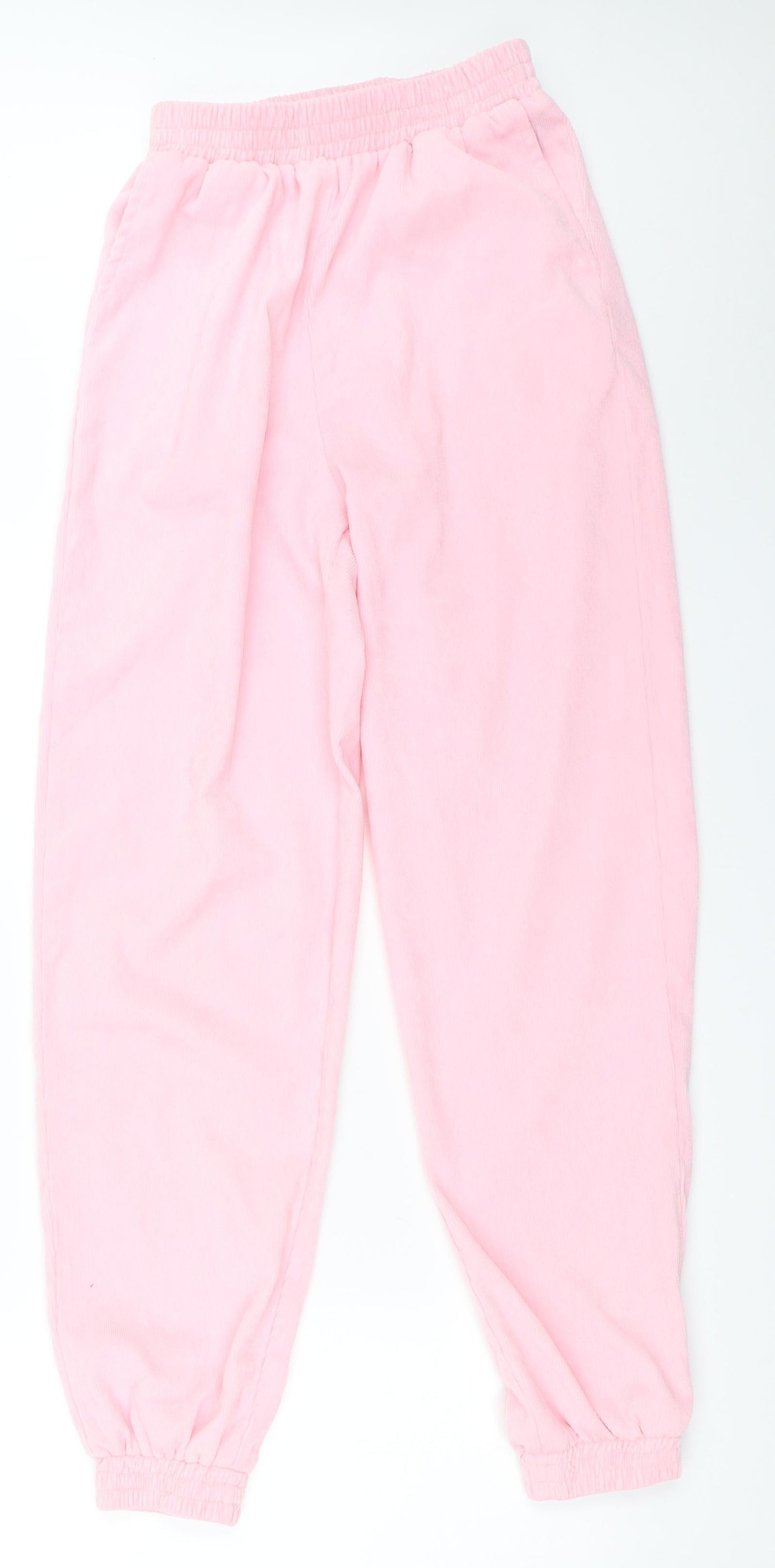 Daisy Street Womens Pink   Jogger Trousers Size 8 L28.5 in