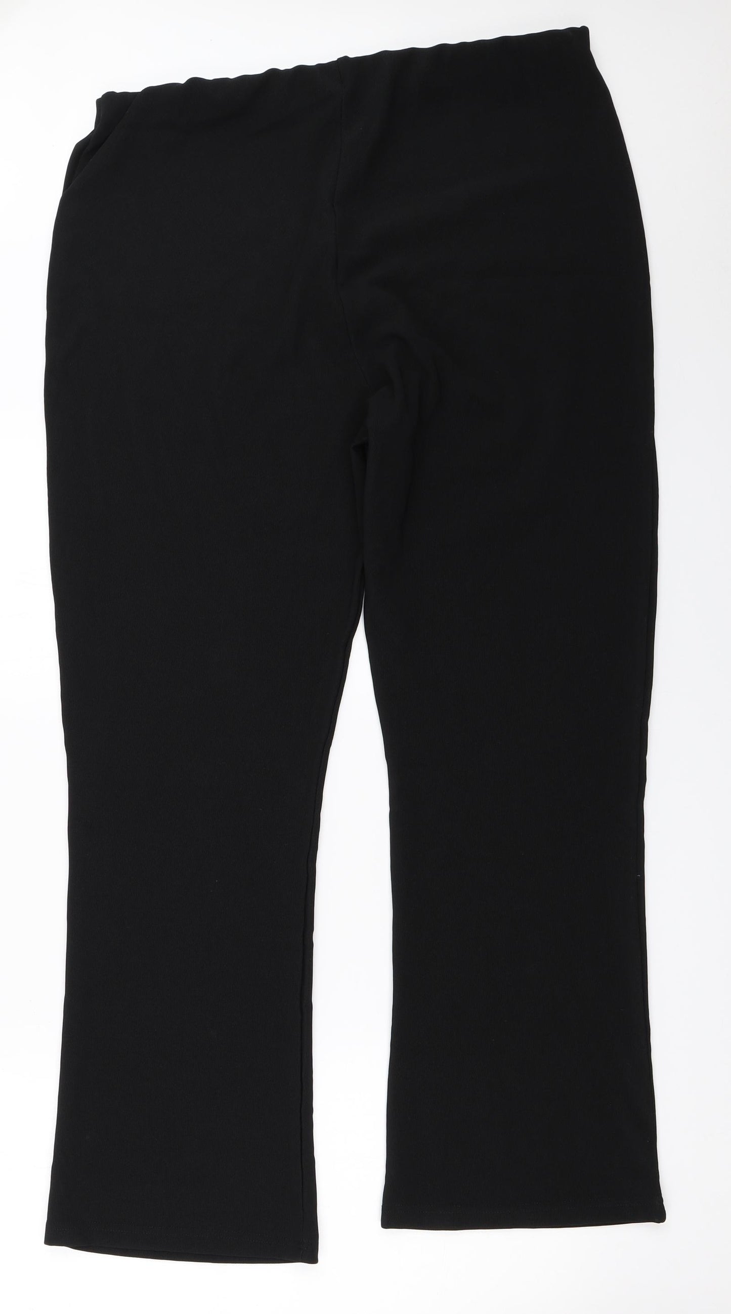Preworn Womens Black   Trousers  Size 20 L29.5 in