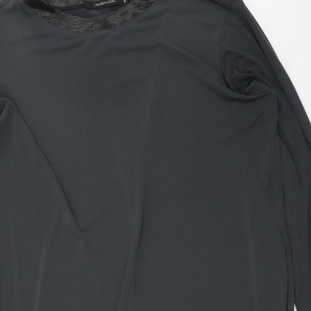 LAUREN VIDAL Womens Grey   Shift  Size S