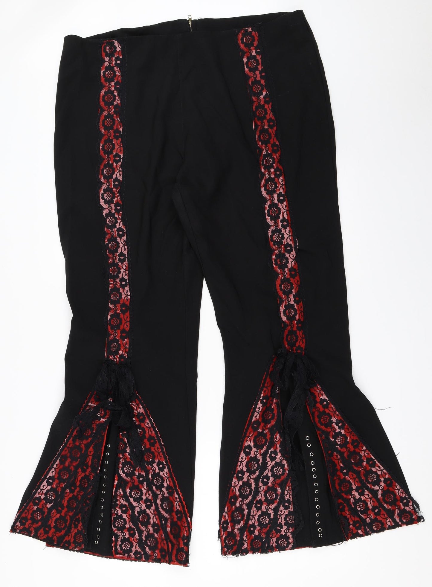 FHP Womens Black   Trousers  Size 18 L29.5 in