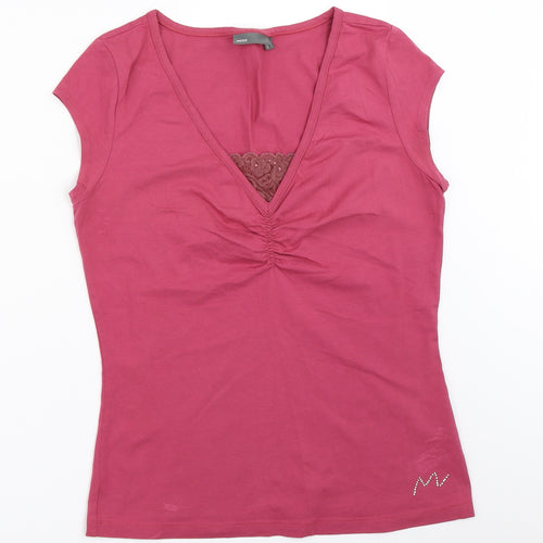 MGXX Womens Pink   Basic T-Shirt Size L