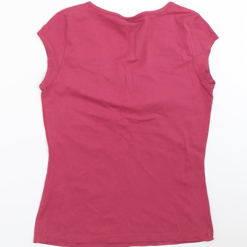 MGXX Womens Pink   Basic T-Shirt Size L