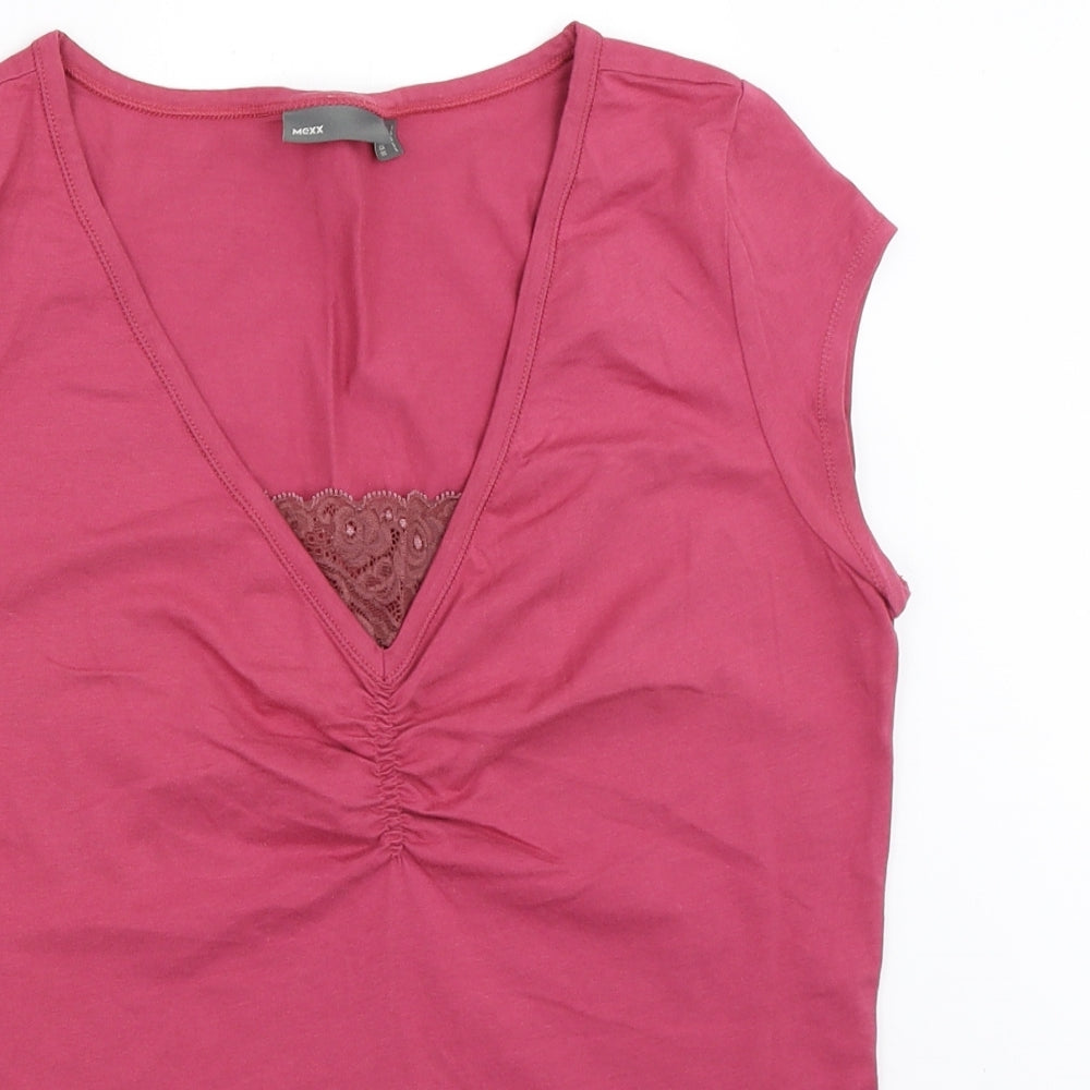 MGXX Womens Pink   Basic T-Shirt Size L