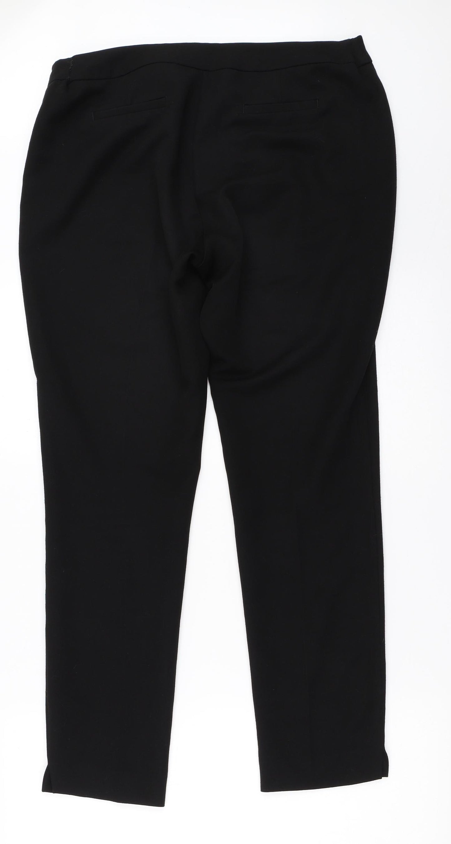F&F Womens Black   Trousers  Size 14 L29 in