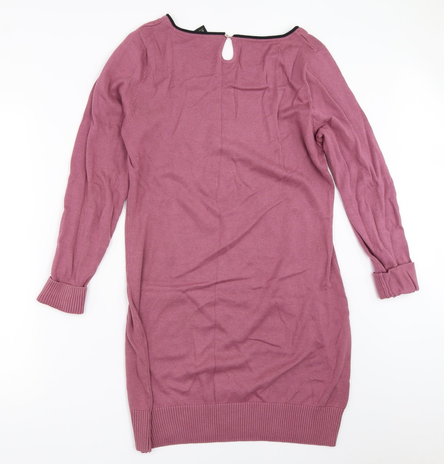 B.C. Best Connections Womens Purple   Tunic Jumper Size 14