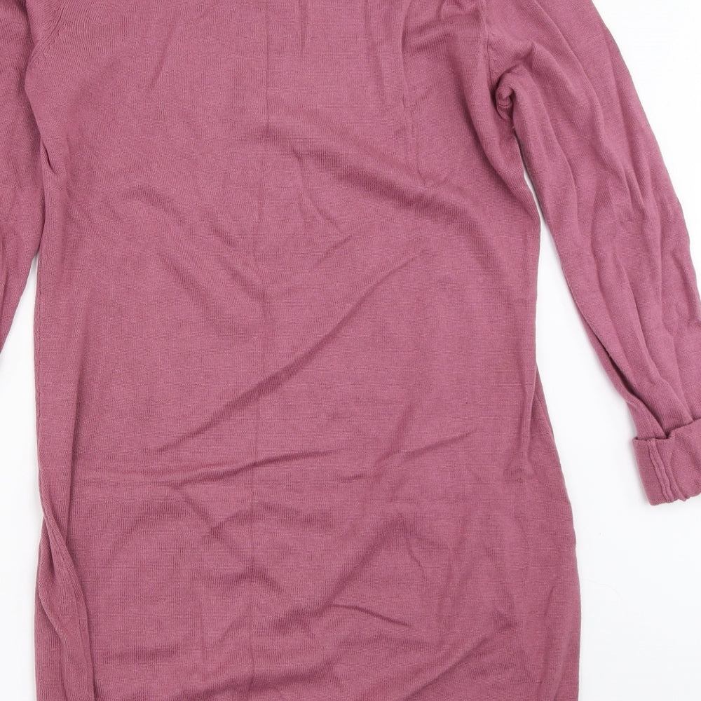 B.C. Best Connections Womens Purple   Tunic Jumper Size 14