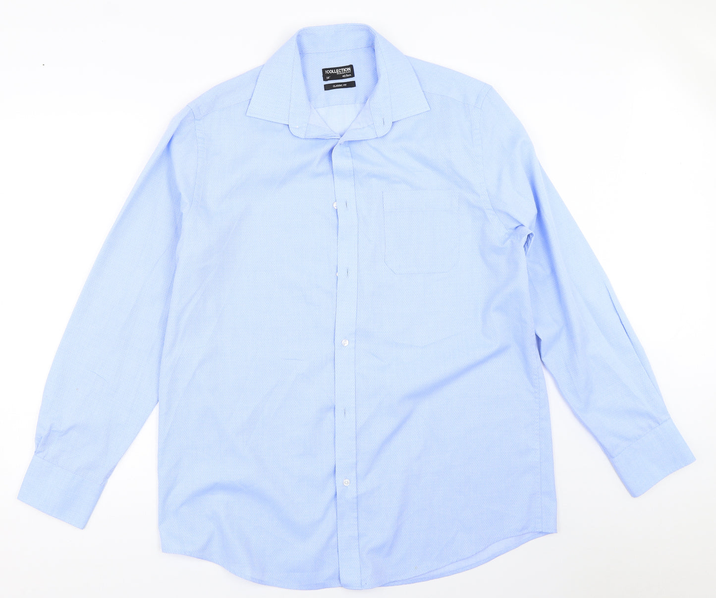 Debenhams Mens Blue    Button-Up Size 16
