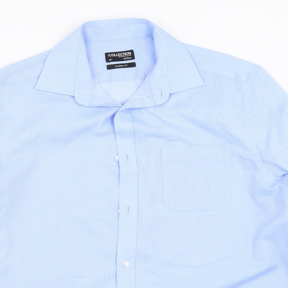 Debenhams Mens Blue    Button-Up Size 16