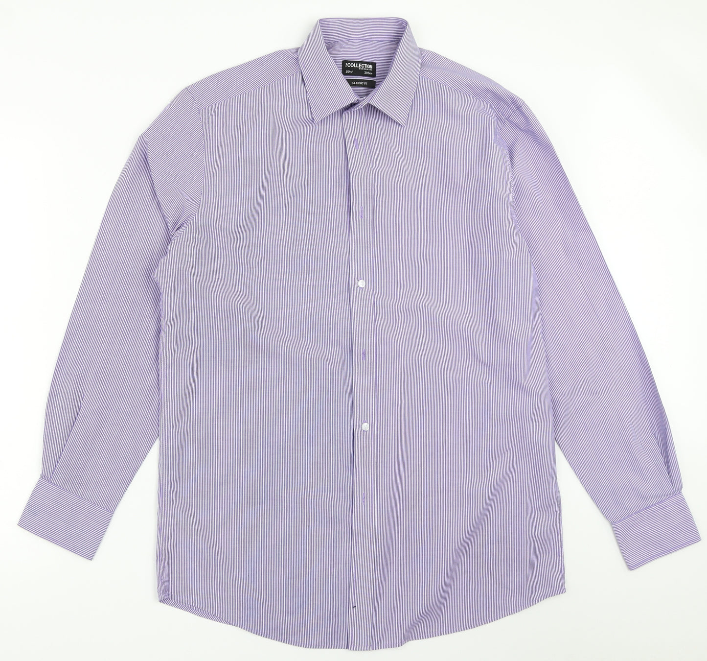 Debenhams Mens Purple    Button-Up Size 15.5