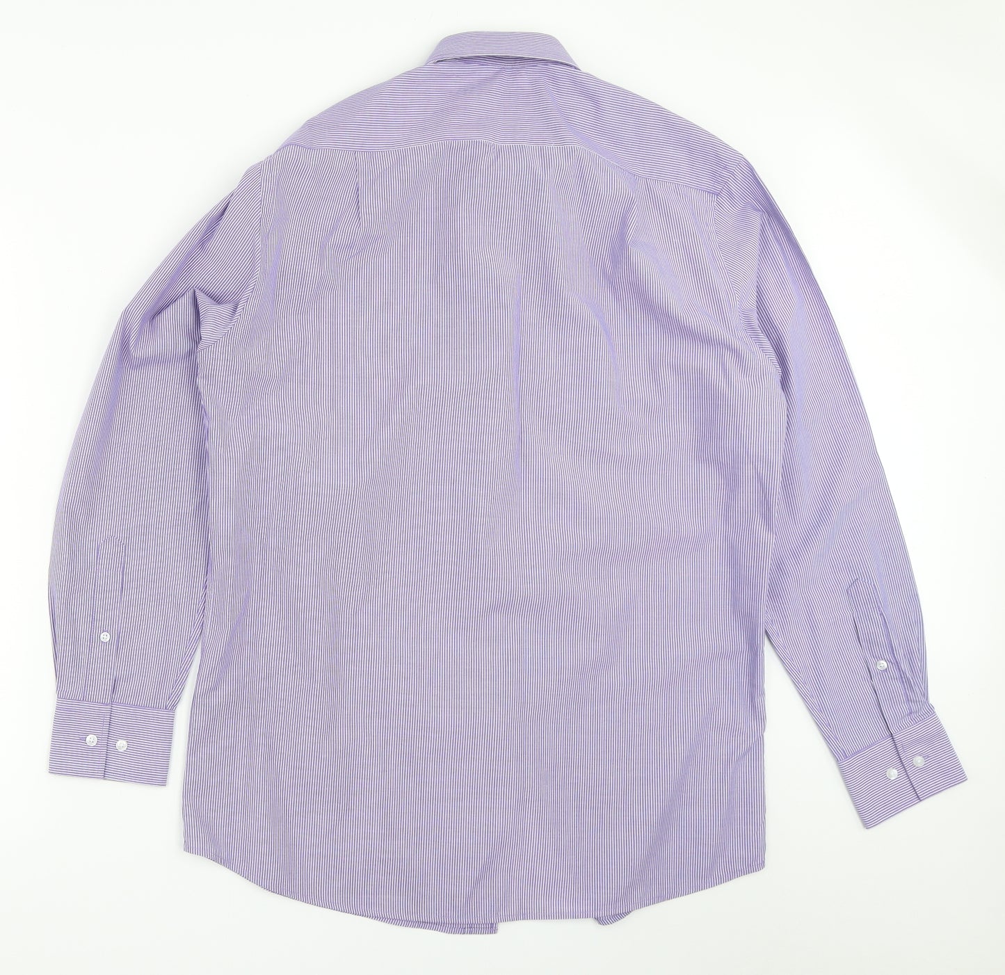 Debenhams Mens Purple    Button-Up Size 15.5