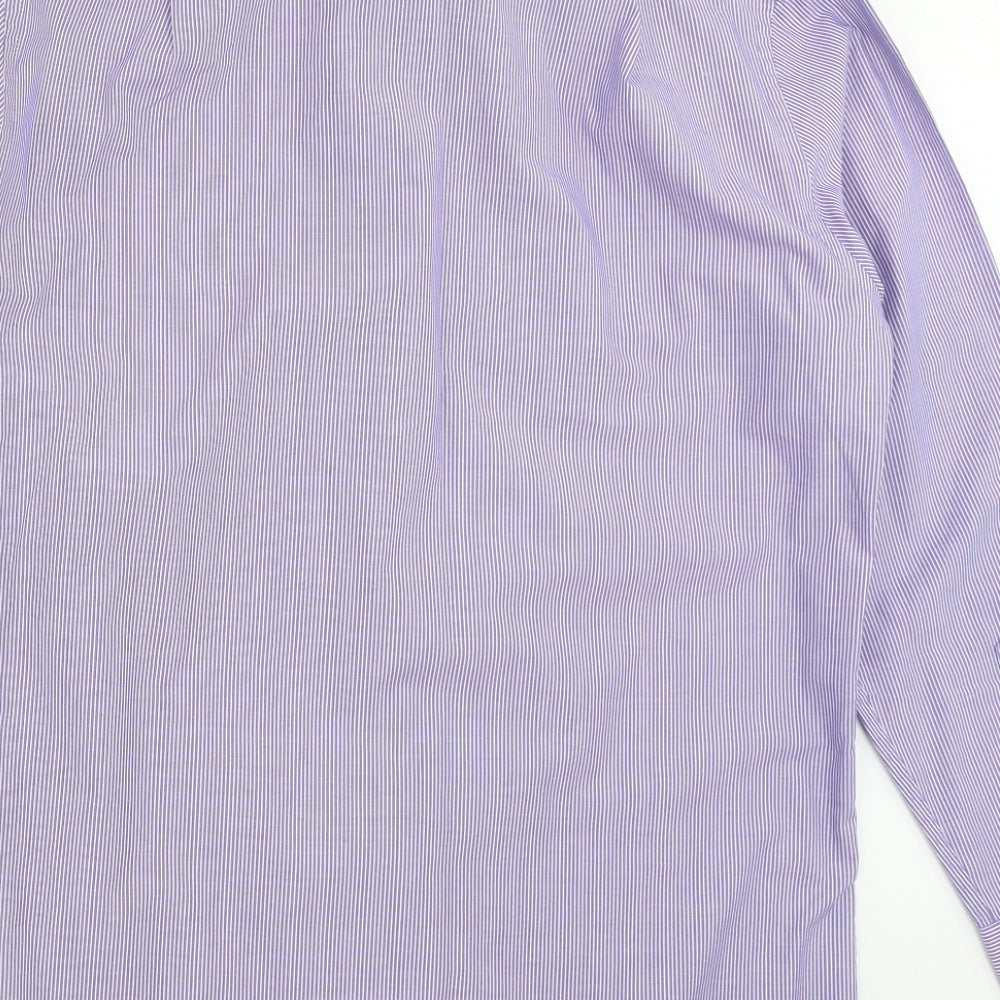 Debenhams Mens Purple    Button-Up Size 15.5