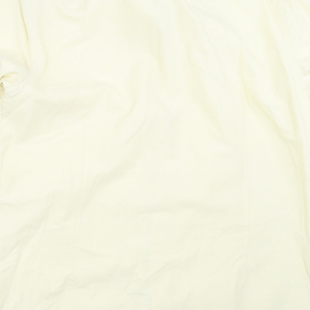 Osborne Mens Yellow    Button-Up Size 15