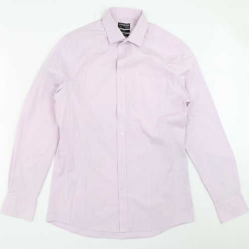 Debenhams Mens Purple    Button-Up Size 15.5