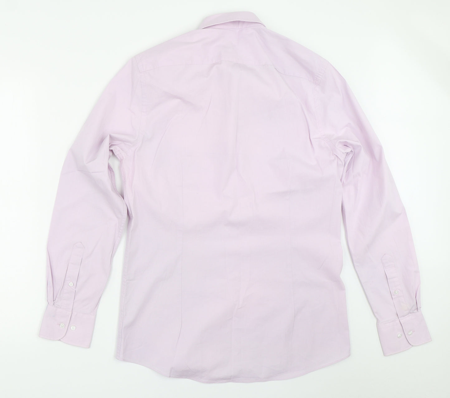 Debenhams Mens Purple    Button-Up Size 15.5