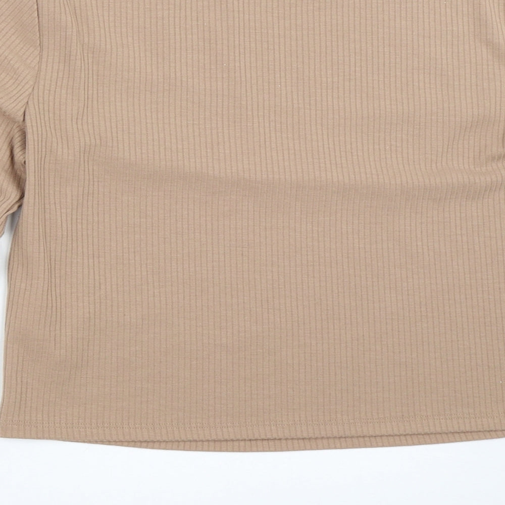 Primark Womens Brown   Basic T-Shirt Size M