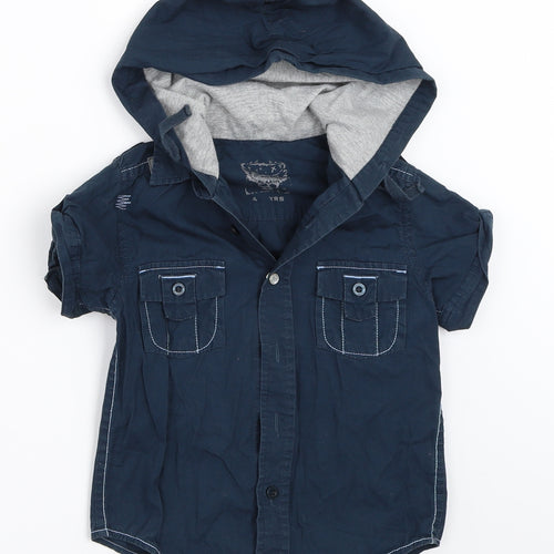 Debenhams Boys Blue   Basic Button-Up Size 4 Years