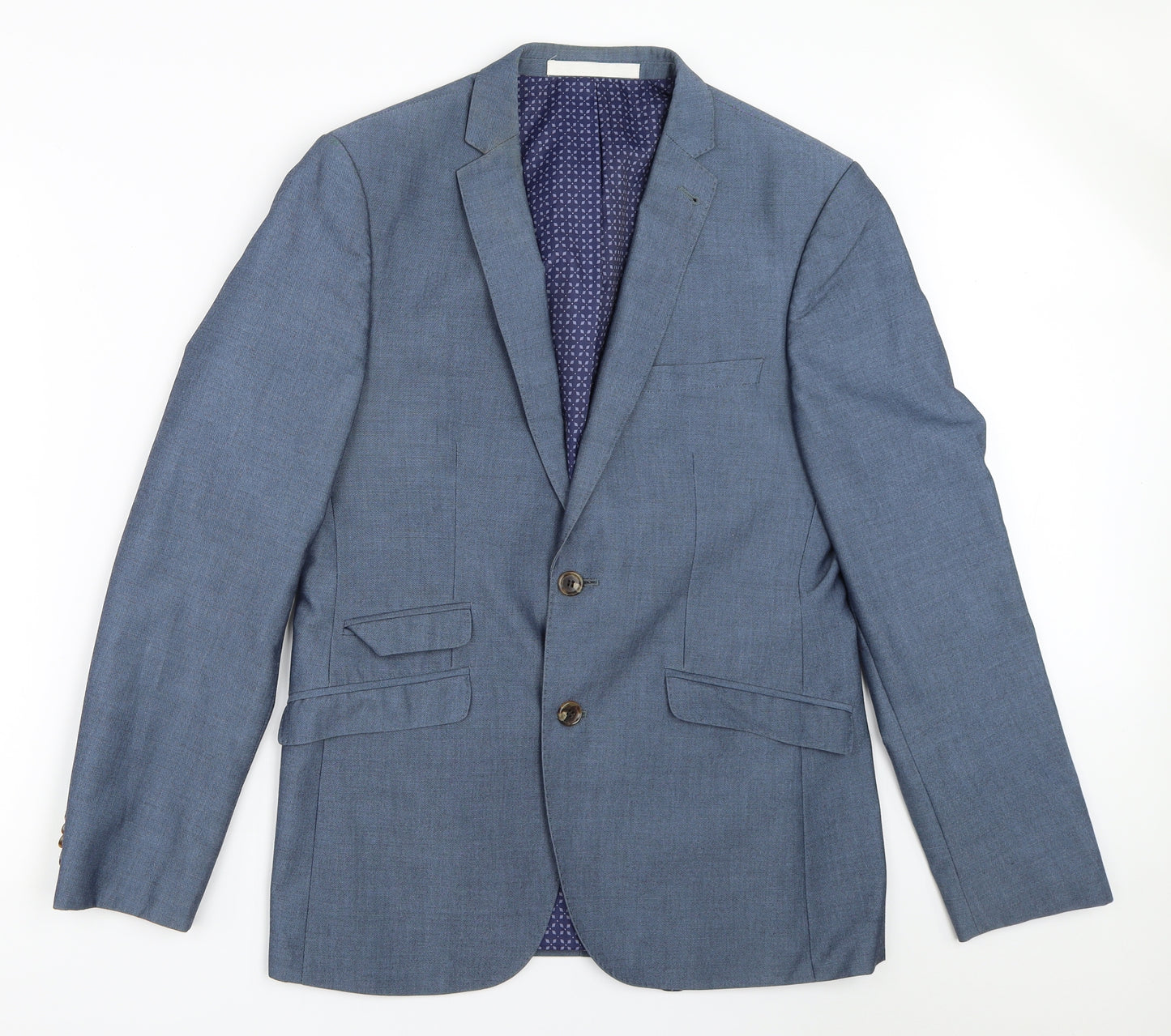 Burton Mens Blue   Jacket Blazer Size 38