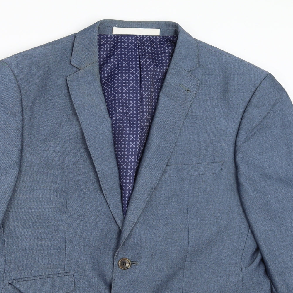 Burton Mens Blue   Jacket Blazer Size 38