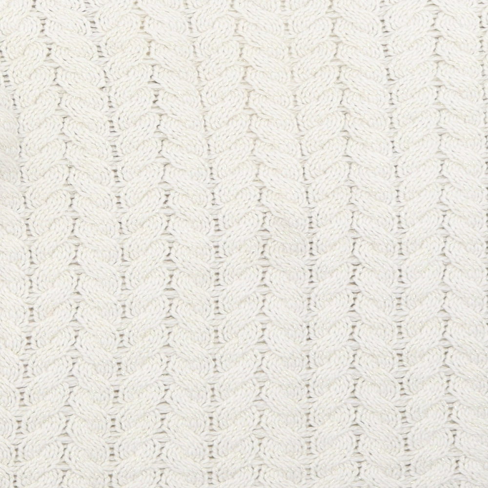 Papaya Womens Ivory   Full Zip Jumper Size L