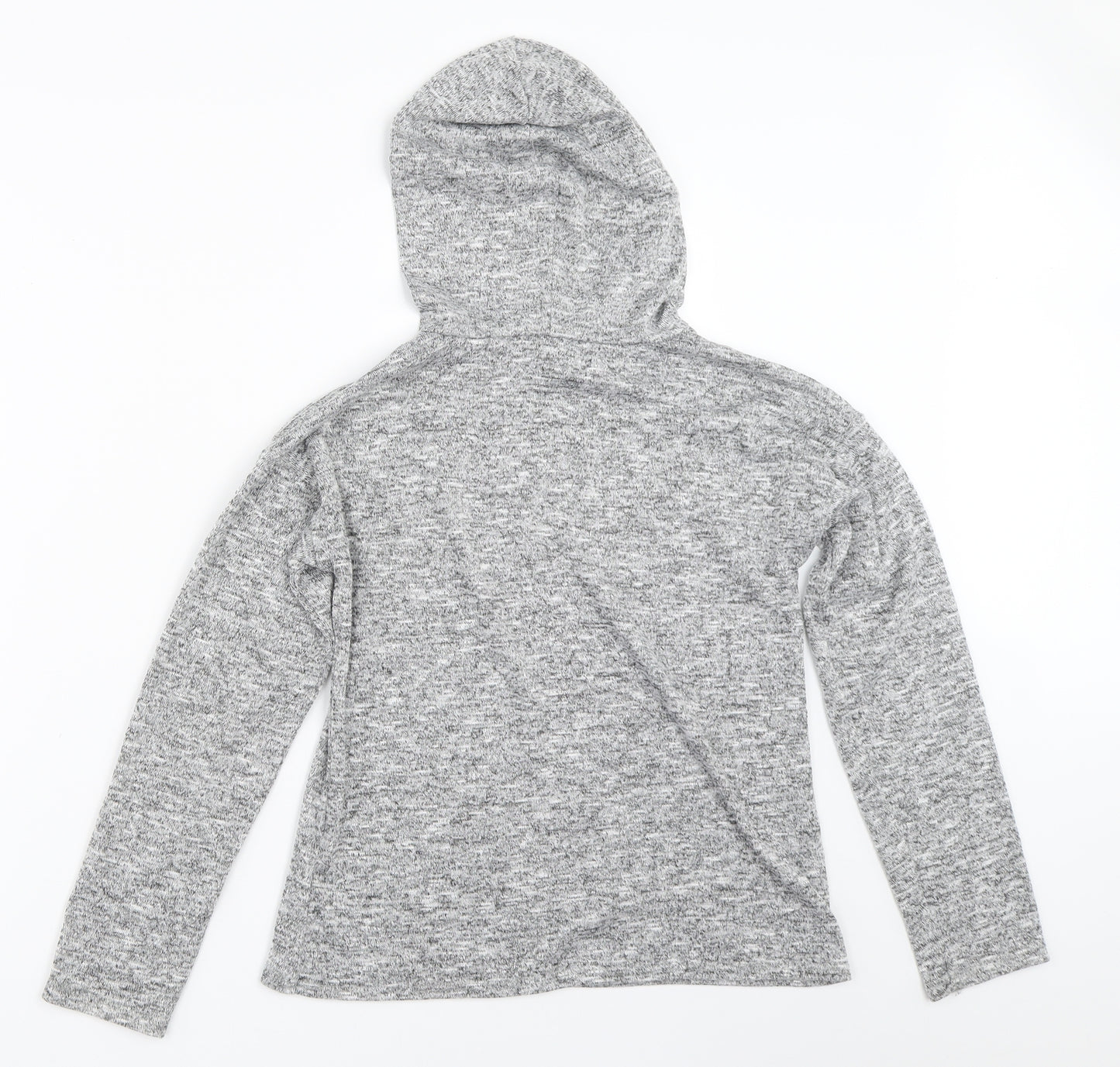 Matalan Girls Grey   Pullover Hoodie Size 10 Years
