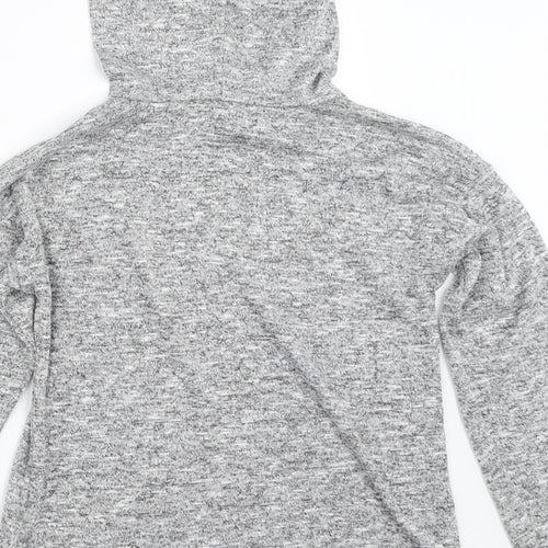 Matalan Girls Grey   Pullover Hoodie Size 10 Years