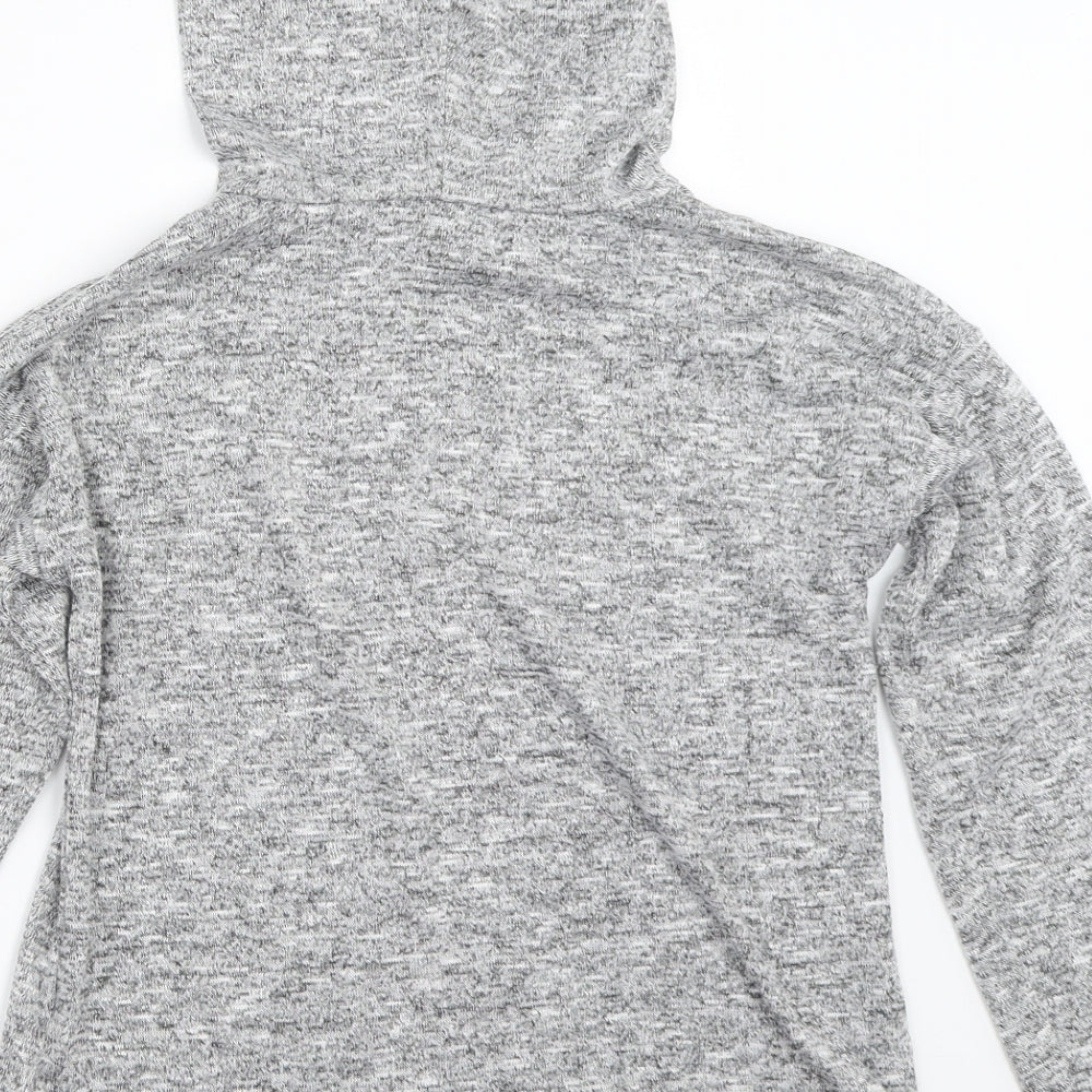 Matalan Girls Grey   Pullover Hoodie Size 10 Years
