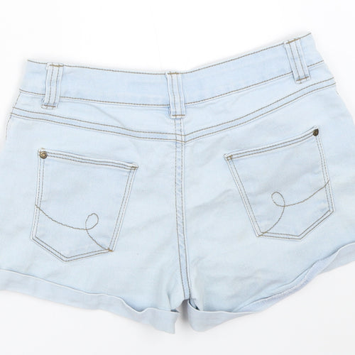 Primark Girls Blue  Denim Hot Pants Shorts Size 10-11 Years