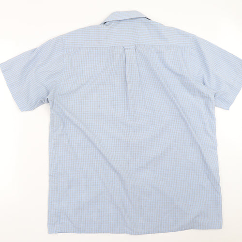 Academy Mens Blue    Button-Up Size L