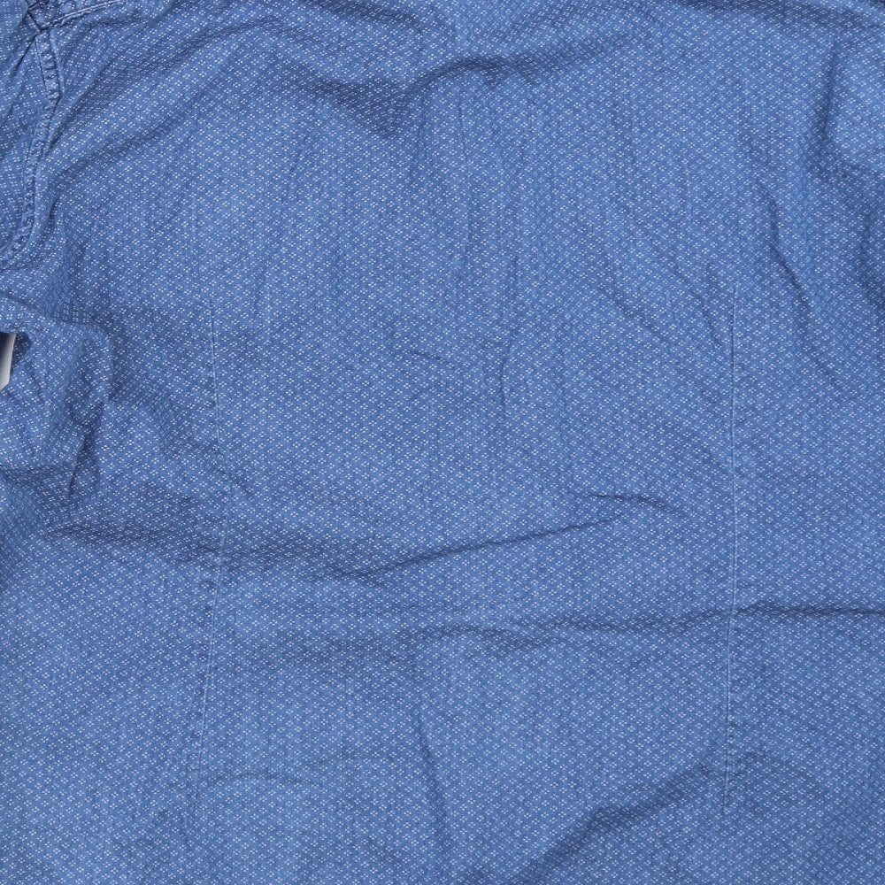 Burton Mens Blue    Button-Up Size L