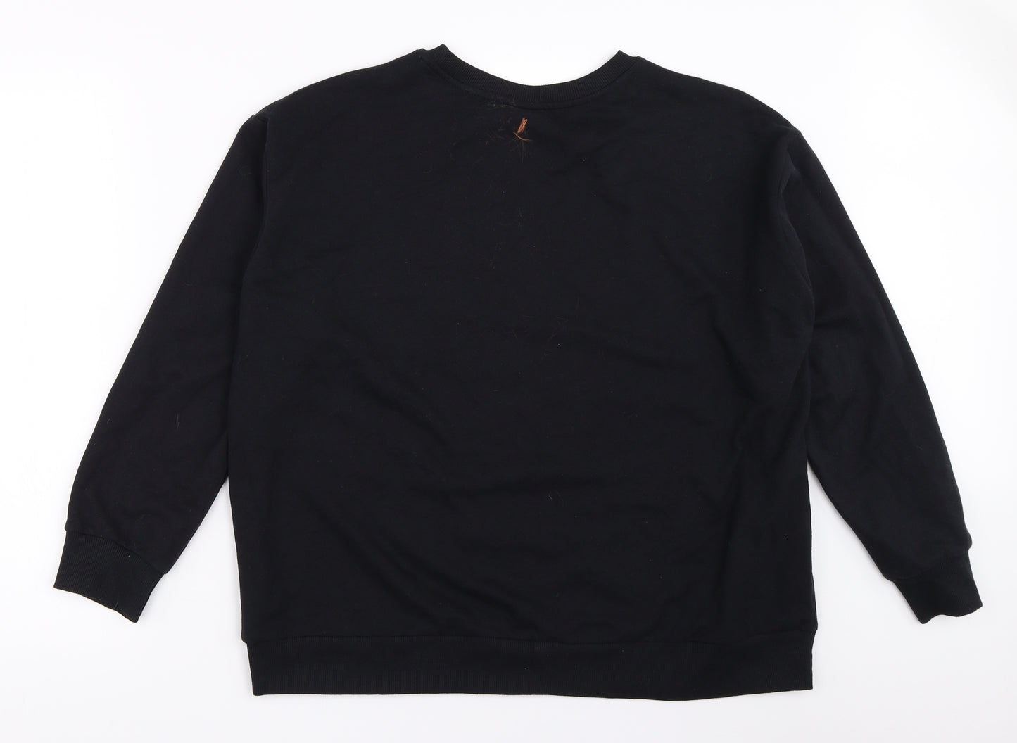 TU Womens Black   Pullover Sweatshirt Size 18  - disney