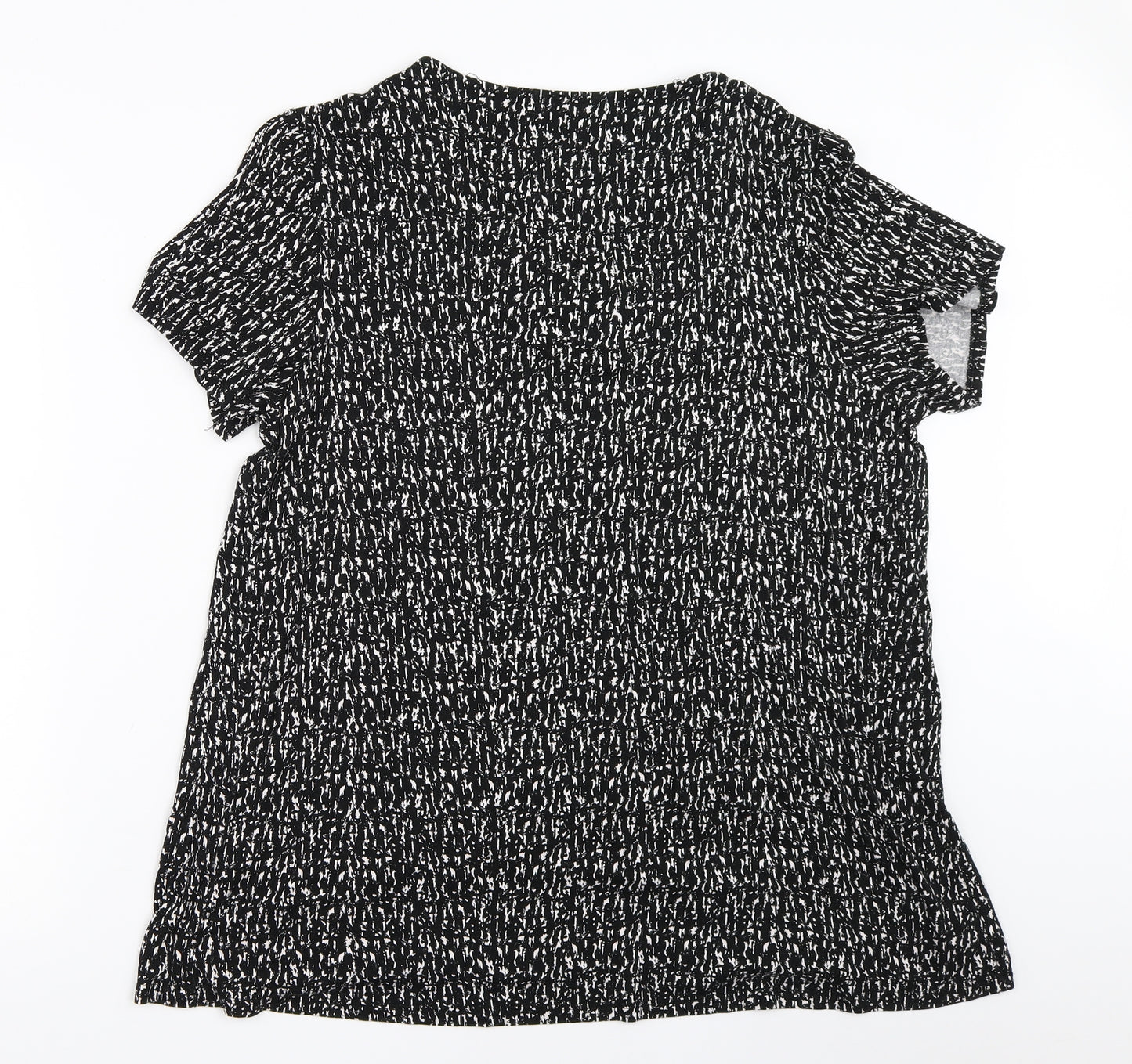 George Womens Black   Basic T-Shirt Size 18