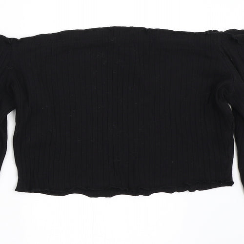 SheIn Womens Black   Basic Blouse Size L