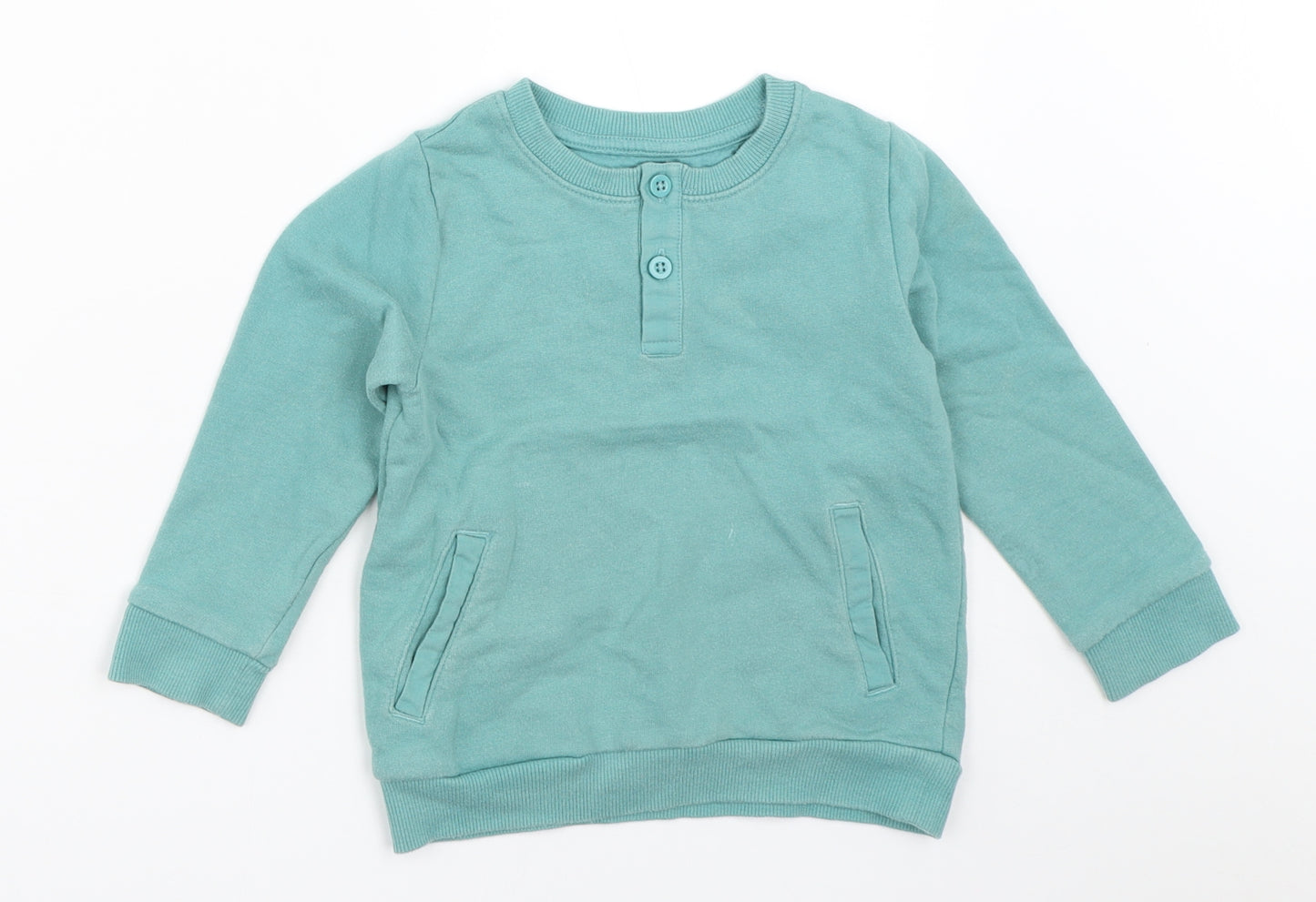 Nutmeg Boys Blue   Pullover Jumper Size 18-24 Months