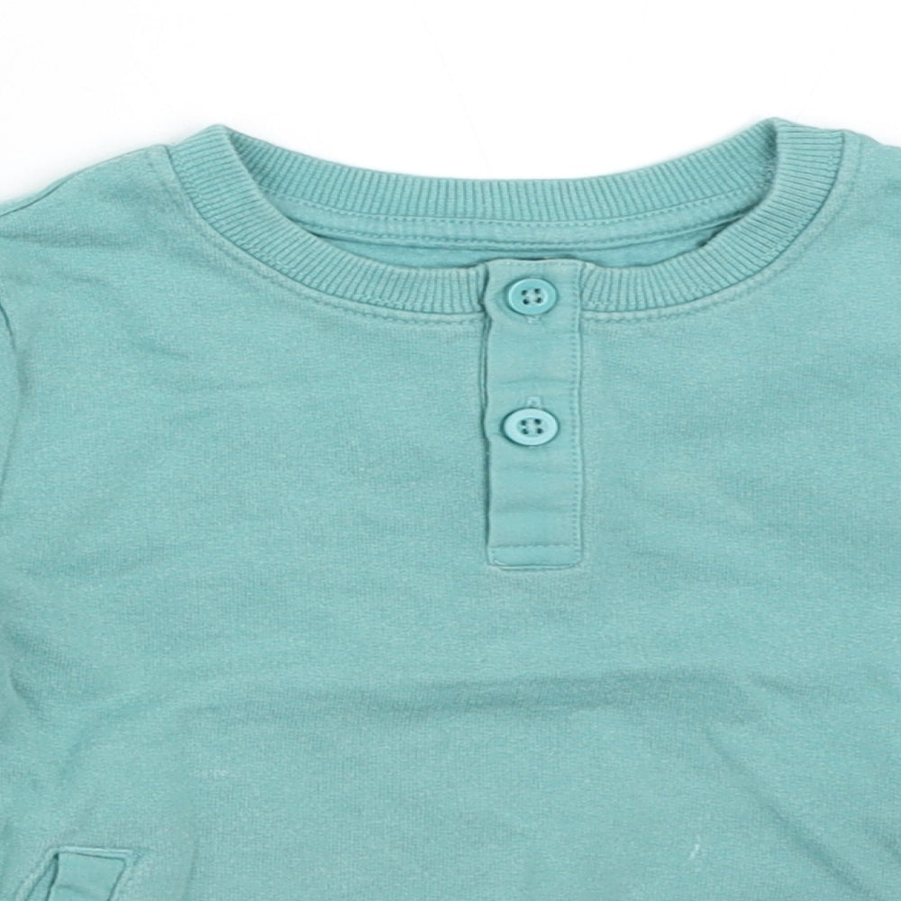 Nutmeg Boys Blue   Pullover Jumper Size 18-24 Months