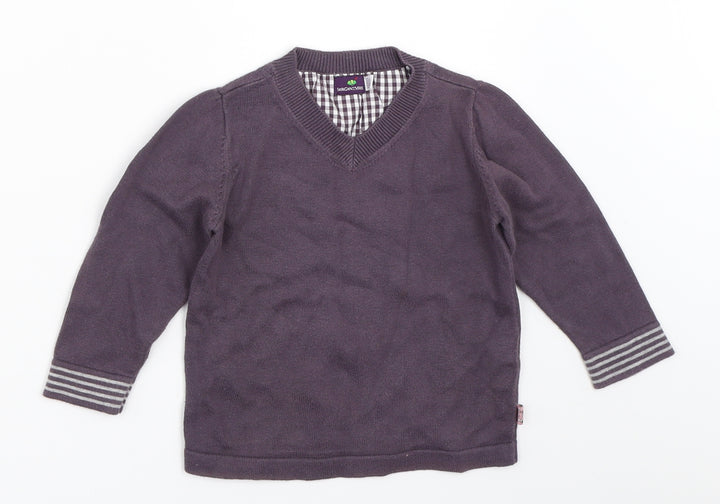 Sergent Major Boys Grey Pullover Jumper Size 2 Years