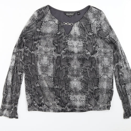 Dorothy Perkins Womens Black   Basic Blouse Size 14