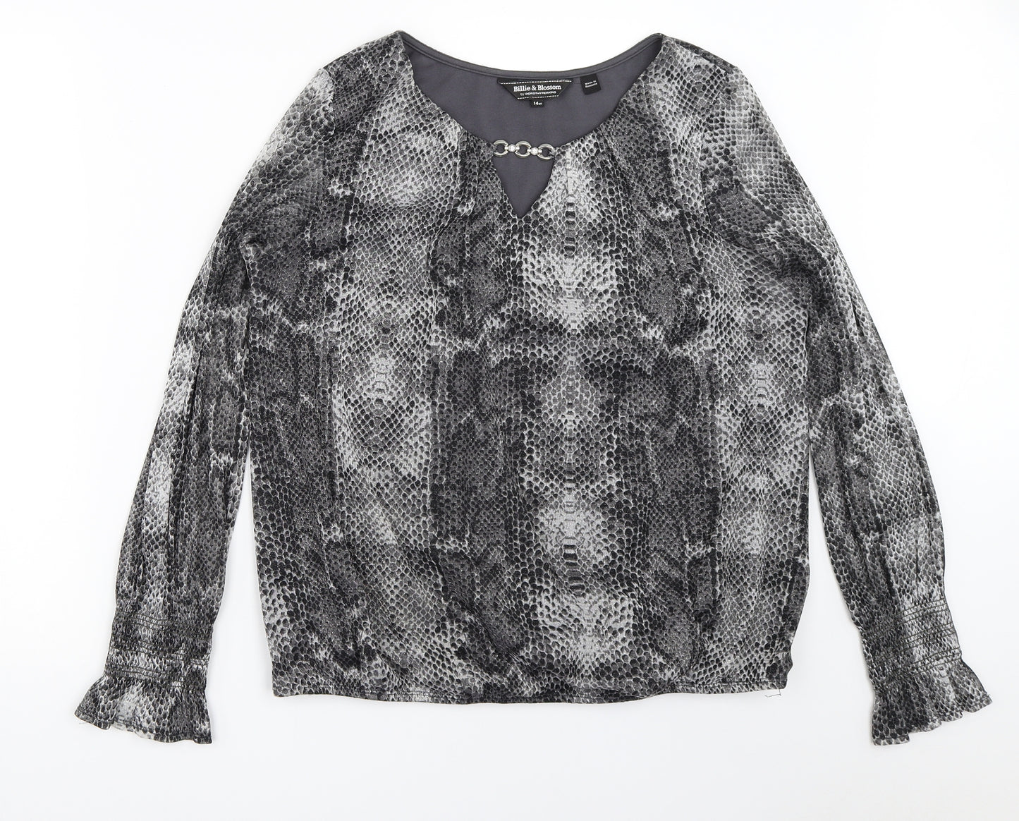 Dorothy Perkins Womens Black   Basic Blouse Size 14