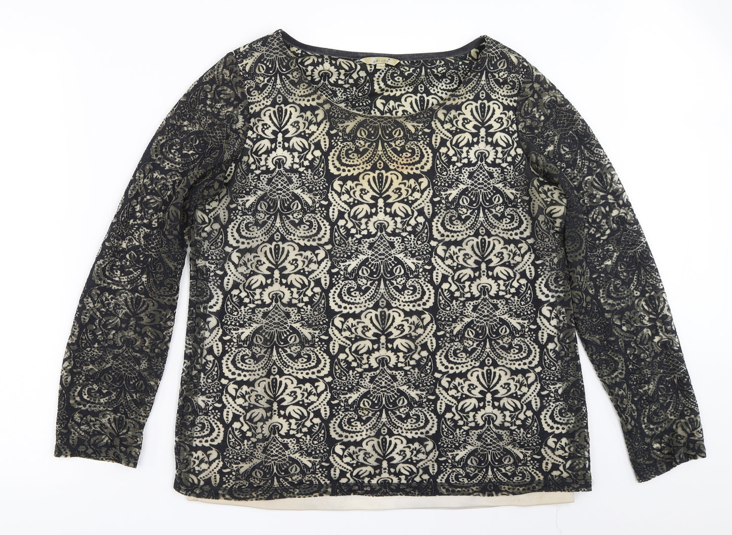 Marks and Spencer Womens Black   Basic Blouse Size 14