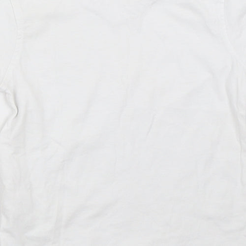 Aldi Boys White   Basic T-Shirt Size 4-5 Years