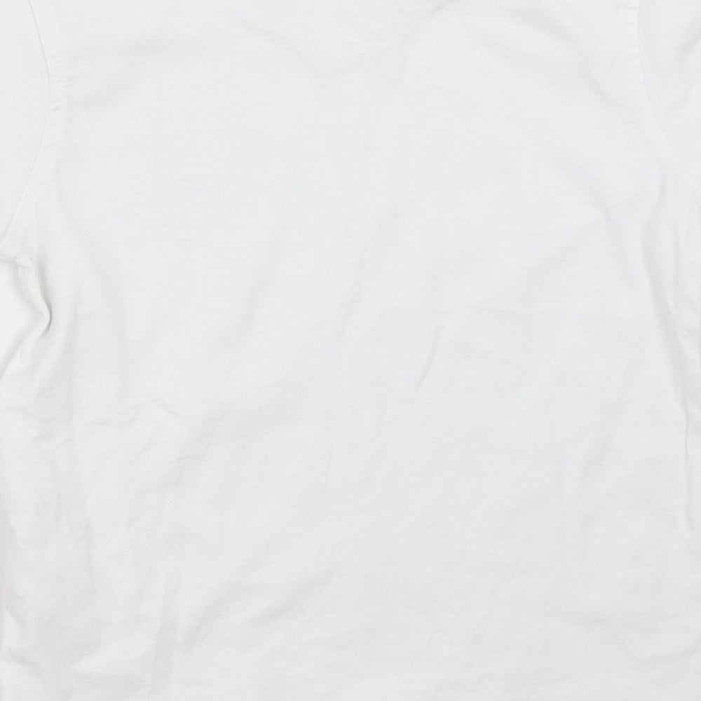 Aldi Boys White   Basic T-Shirt Size 4-5 Years