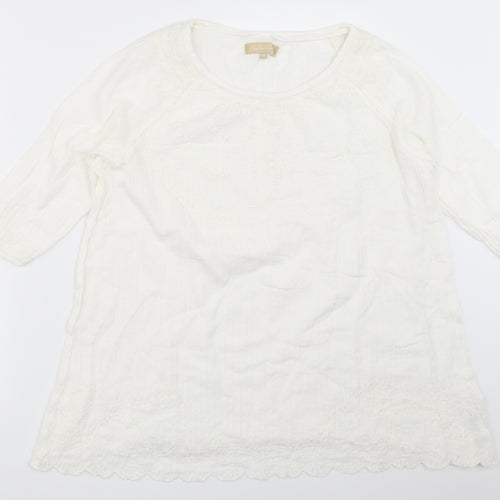 Southern Cotton Womens White   Basic Blouse Size 42