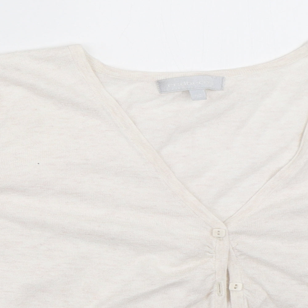 Red Herring Womens Ivory   Cardigan Jumper Size 14