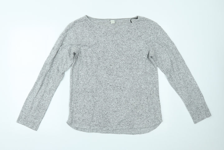 H&M Womens Grey Basic Blouse Size S