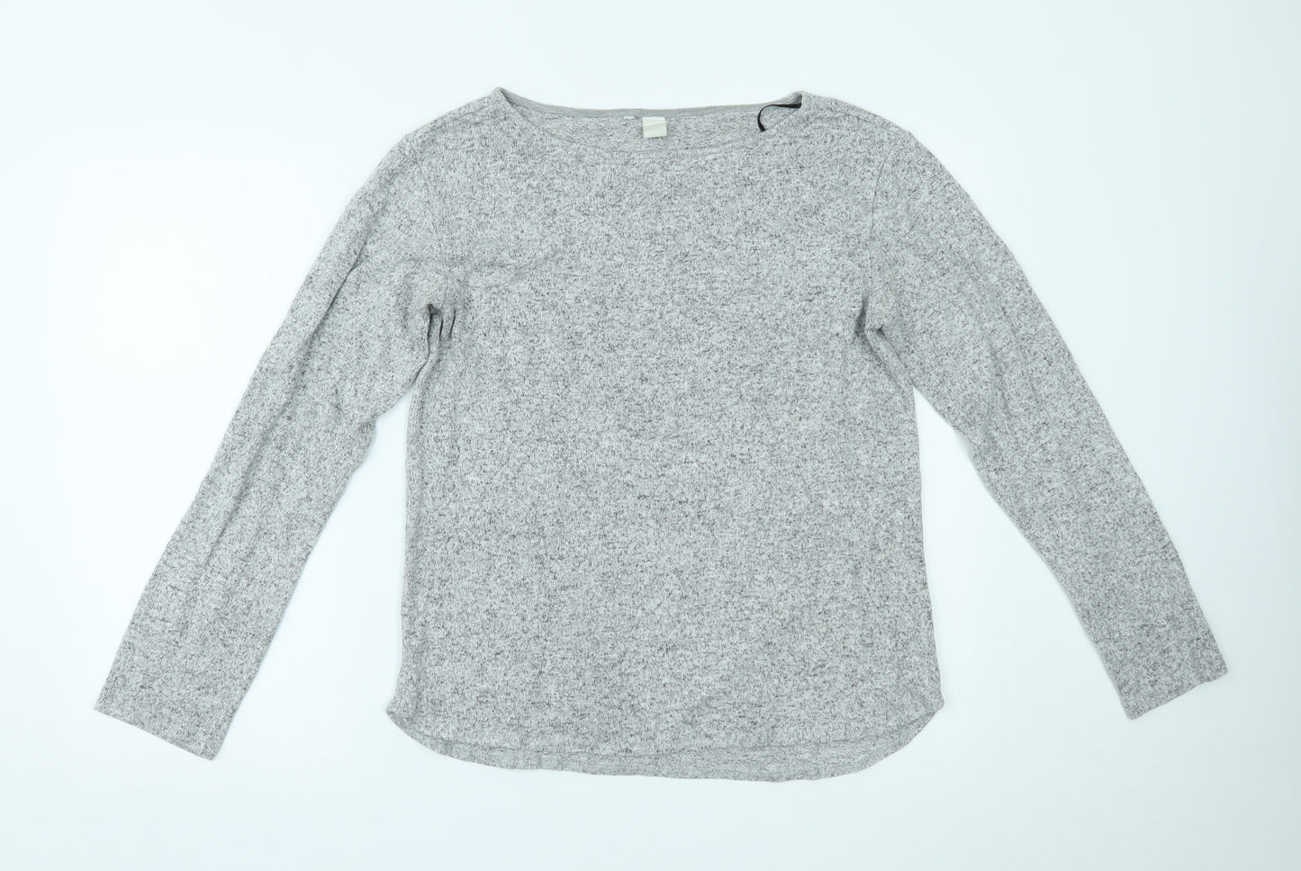 H&M Womens Grey   Basic Blouse Size S