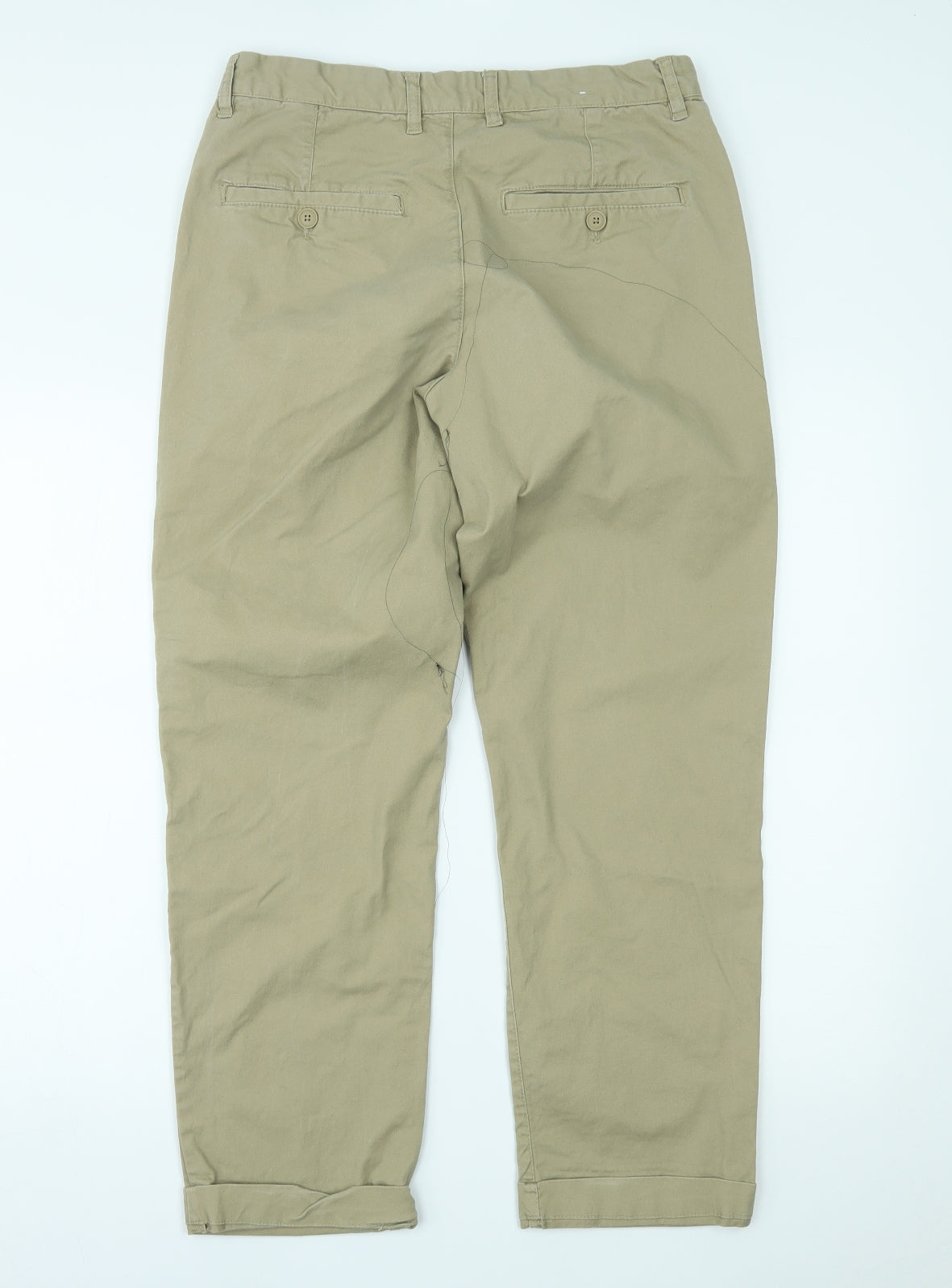 H&M Mens Beige   Chino Trousers Size 32 L28 in