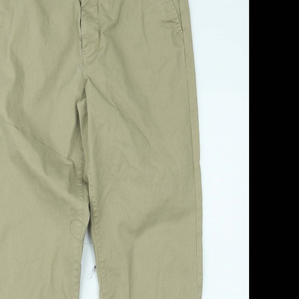 H&M Mens Beige   Chino Trousers Size 32 L28 in