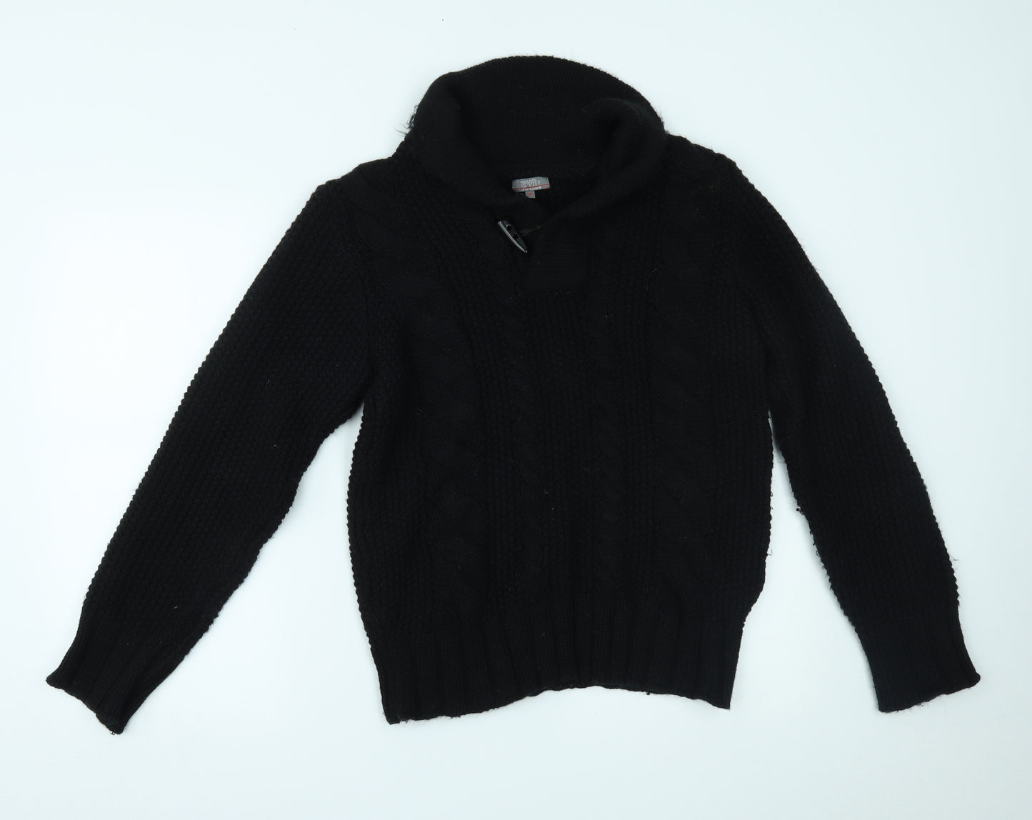 Jeff Banks Mens Black   Pullover Jumper Size M