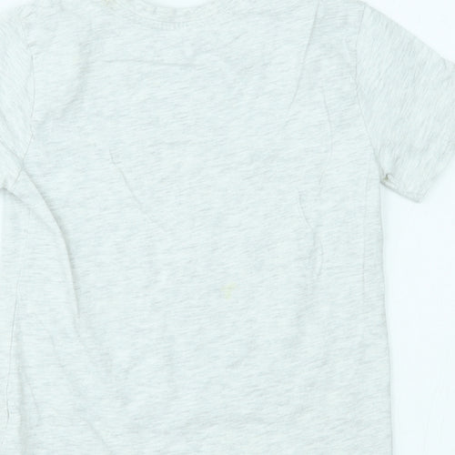 Primark Girls Grey   Basic T-Shirt Size 6-7 Years