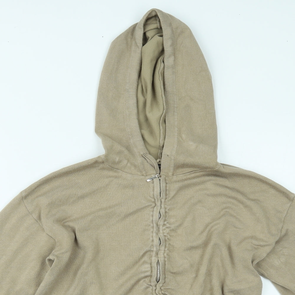 Missguided Womens Beige   Jacket  Size 10